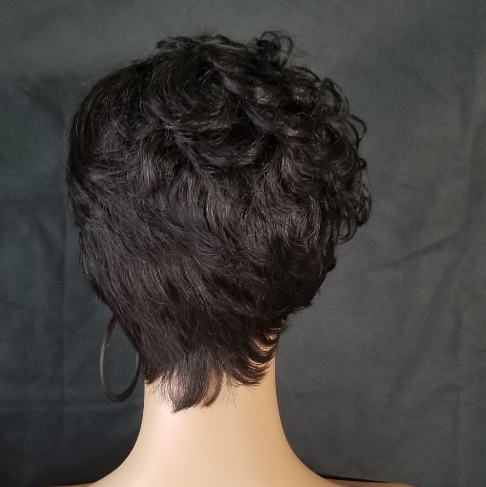 100%human hair pixie wig - Picture 4 of 4
